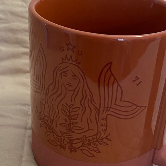 Mermaid Spring 2021 Starbucks 50th Anniversary Mug Terra Cotta Ceramic 12 Oz Mug - Picture 11 of 15